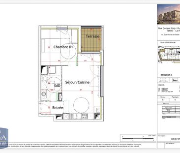 Location Appartement 2 pièces 42m² LE HAVRE 76600 - Photo 2