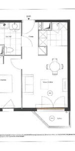 Appartement à louer 2 pièces 40.01m² - Photo 4