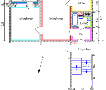 Balkon / Modernes Bad / Gute Lage - Photo 1