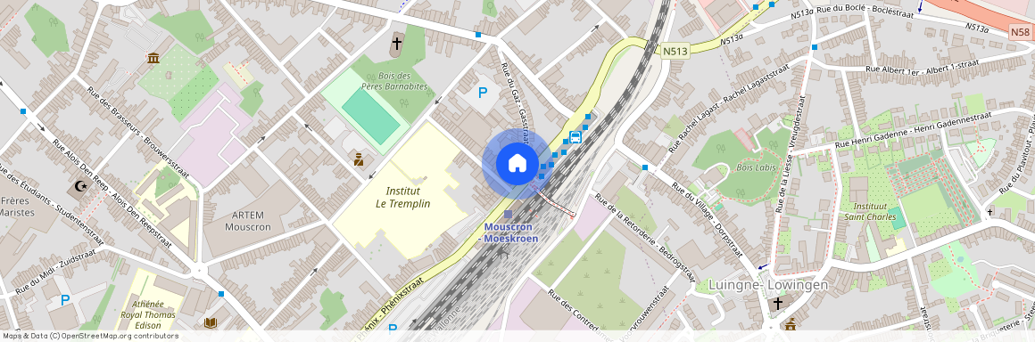 Stationplein 15 / 1, 7700 Moeskroen