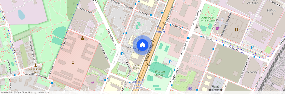Via Jan Sibelius 14, Milano