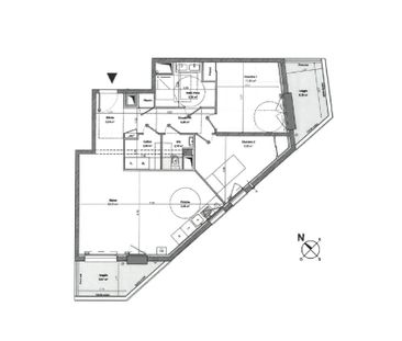 A LOUER - SAINT NAZAIRE GARE - T3 RECENT LUMINEUX de 69.63 m² - PAR... - Photo 4