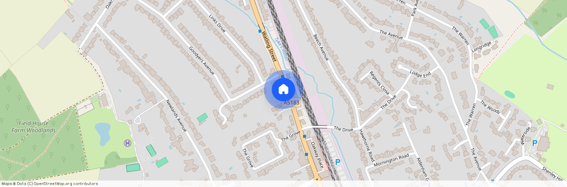 Watling Street, Radlett