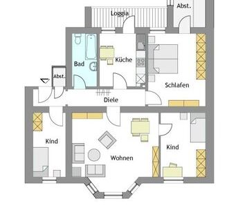 4-Zimmer-Wohnung in Mülheim-Speldorf - Photo 1