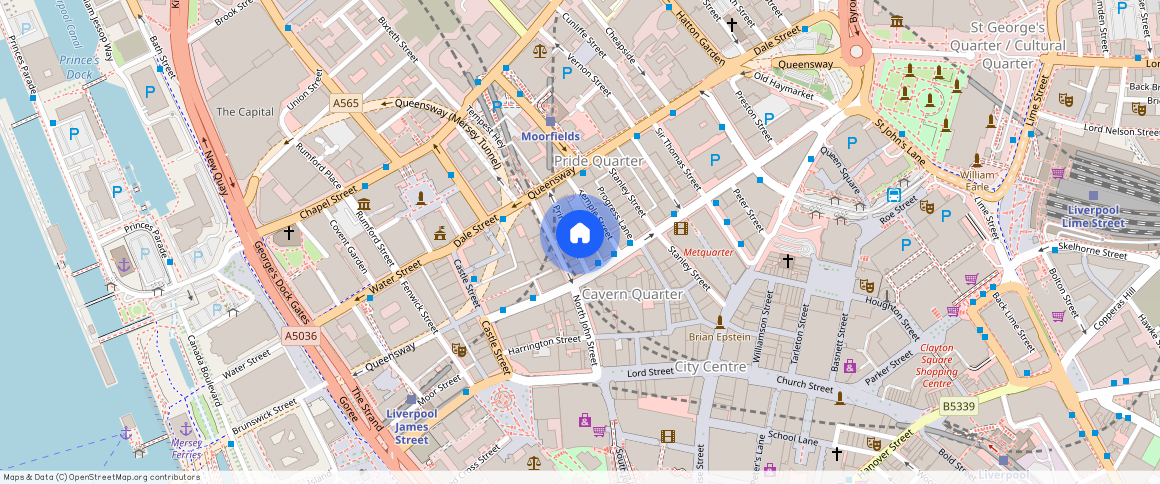 ** Temple Lane, City Centre, Liverpool, L2