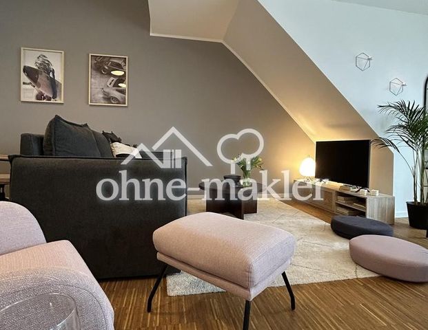 Neubau-gehobene 2-Zimmer Dachgeschosswohnung in Hainholz möbliert - Photo 1