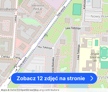 Do wynajęcia 2-pokojowe mieszkanie na Bielanach – ul. Tołstoja 1 - Zdjęcie 1