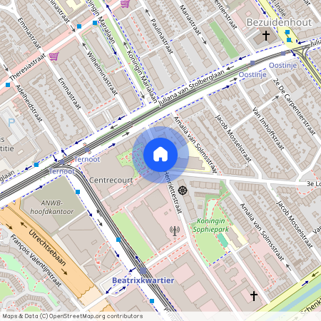 Bezuidenhout-Midden, 2595 TH, Louise Henriëttestraat, Den Haag