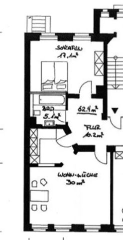 Frisch renovierte 2 Raumwohnung mit Stellplatz in Görlitzer Innenstadt - Foto 2