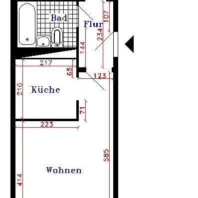 2-Raum-Wohnung mit Balkon - Foto 2