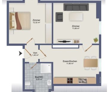 Erstbezug nach Sanierung: Attraktives 2-Zimmer-Apartment in Premstä... - Foto 4