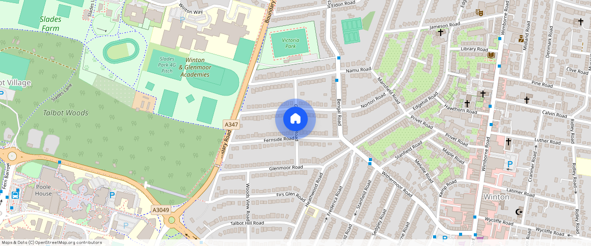 Greenwood Road. Winton, Bournemouth, BH9