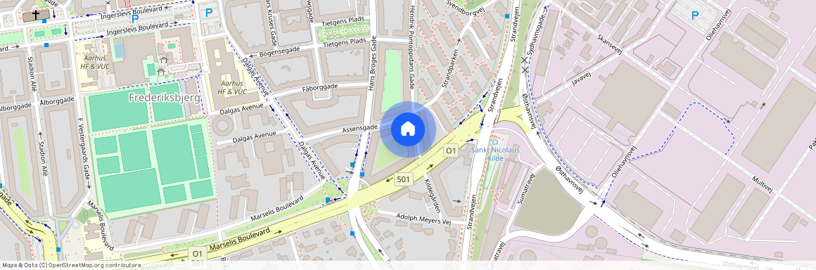 H. Pontoppidans Gade 30, 5. th. 8000 Aarhus C