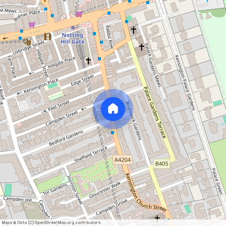 Peel Street, Kensington and Chelsea, London, W8