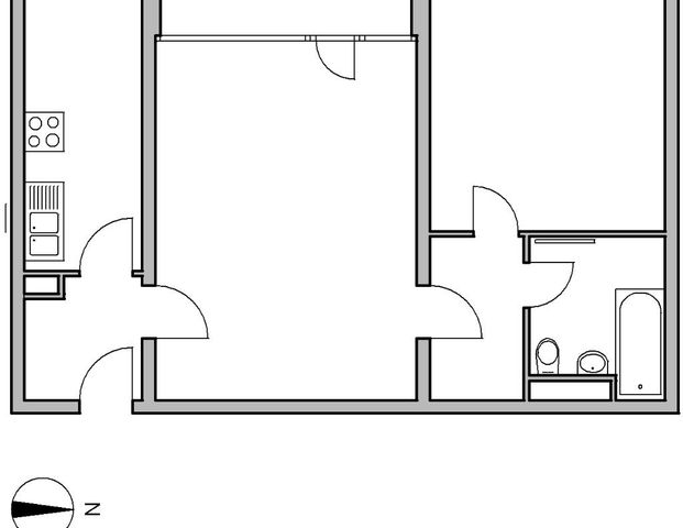 Demnächst frei! 2-Zimmer-Wohnung in Ratingen West - Foto 1