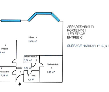 Location Appartement 39m² VILLENEUVE D ASCQ 59650 - Photo 3