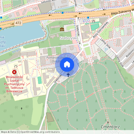 ul. Srebrniki, Wrzeszcz Górny, Gdańsk, pomorskie, Pruszcz Gdański