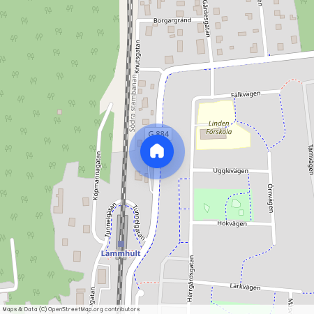 JÄRNVÄGSGATAN, Lammhult