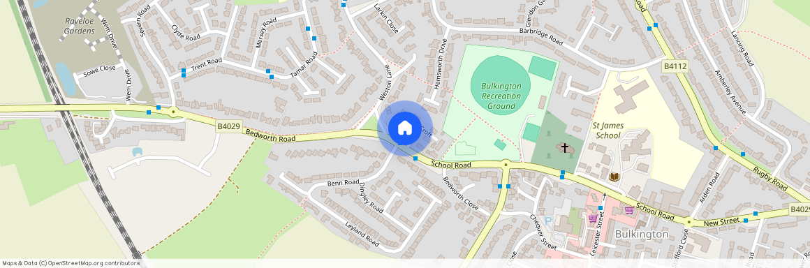 Bedworth Road, Bulkington, Bedworth, Warwickshire, CV12