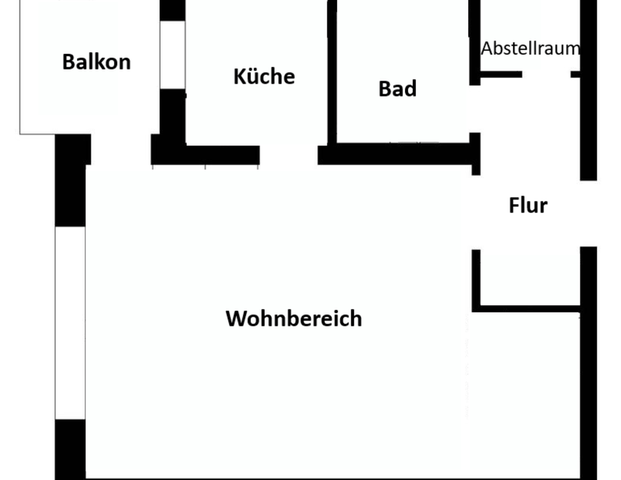 möblierte 1-Zimmer Wohnung in der Oststadt - Foto 1