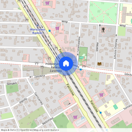 ul. Izbicka, Radość, Wawer, Warszawa, mazowieckie