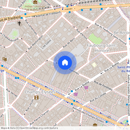 Ponthieu 62, Rue de Ponthieu, Paris