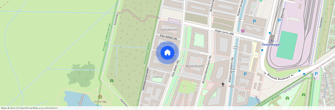 Else Alfelts vej 70B, 1., tv, Copenhagen