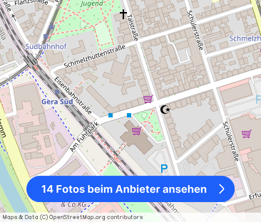 Wanne, Dusche und Balkon! Geräumige 2 Raum Wohnung im Zentrum! - Foto 1