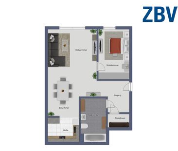 *auf Wunsch mit Einbauküche* - Photo 3