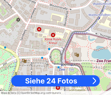 Wohnen an der EZB:Exklusive, hochwertig möblierte Wohnung mit Blick... - Foto 1