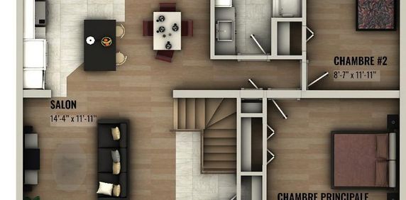 À louer – Magnifique 4 ½ neuf à Saint-Donat - Photo 2