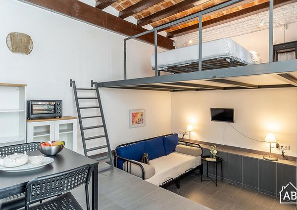 Cosy Loft Apartment in Barceloneta