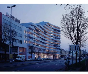 Chic am Wasser - 2-Zimmer-Wohnung mit Balkon im 11.OG| an der Alten... - Foto 2