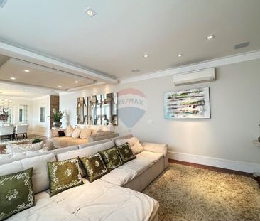 Apartamento para locação, mobiliado, 281 m2, 3 suites, 4 vagas! - Foto 2
