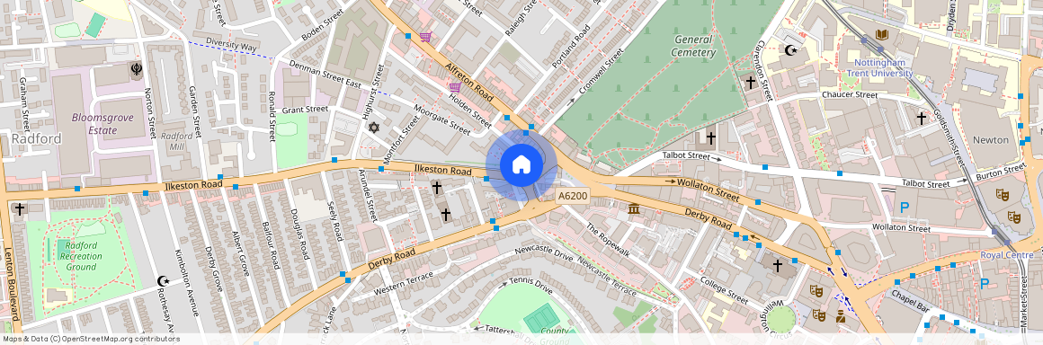 6 lkeston Road, Nottingham NG7 3GE, United Kingdom