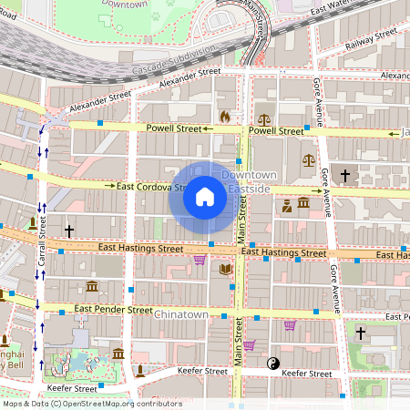 Downtown VE, 1007 - 150 E Cordova, Vancouver East