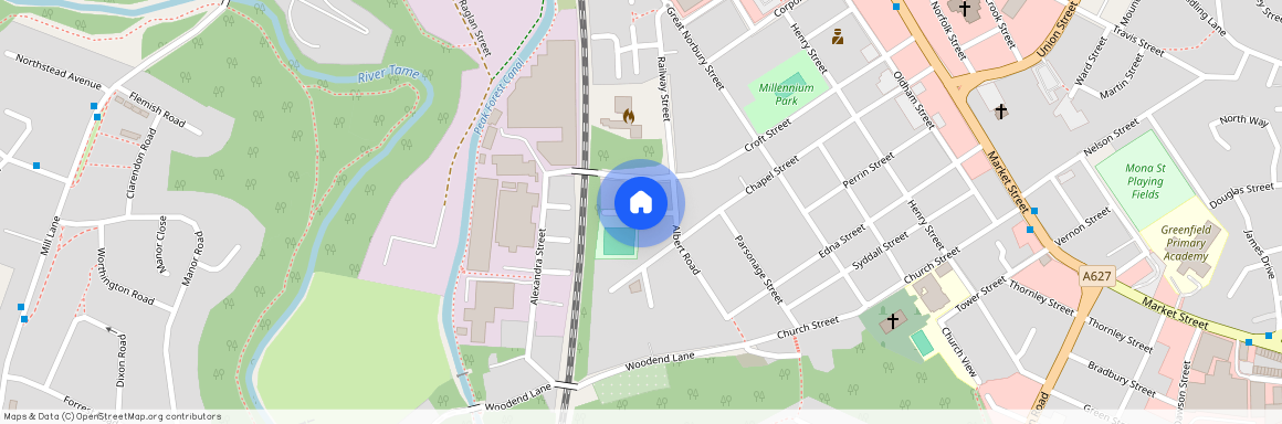 Railway Bank, Hyde, Greater Manchester, SK14