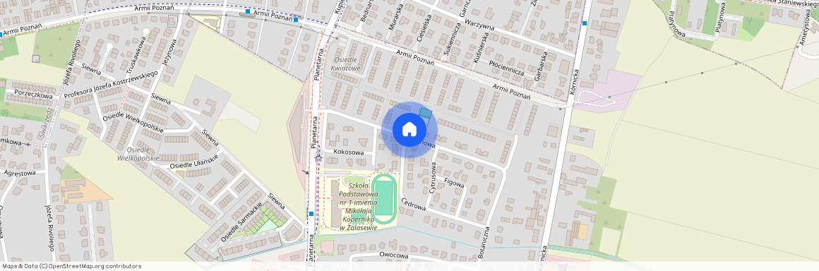 ul. Hebanowa, Zalasewo, Swarzędz, poznański, wielkopolskie