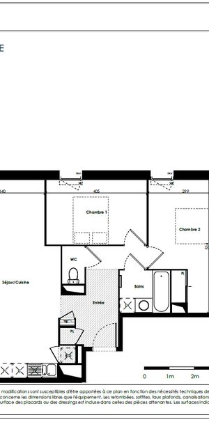 Appartement 3 pièces - Photo 1