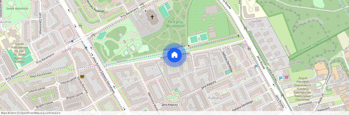 Warszawa, M., Warszawa, Ursynów, Kabaty, Jeżewskiego