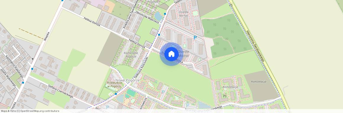 ul. Stanisława Staszica, Pogórze, Kosakowo, pucki, pomorskie