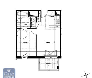 Location Appartement 2 pièces 40m² TERNAY 69360 - Photo 1