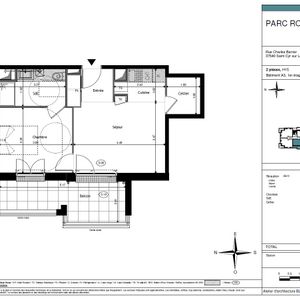 Location appartement 2 pièces 42.22 m2 à Saint-Cyr-sur-Loire - Photo 3