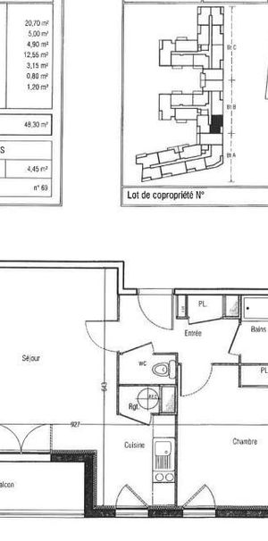 Location Appartement 2 pièces 49m² ROUEN 76100 - Photo 2