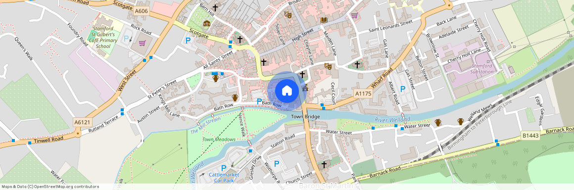 Flat 1, Meadow View, Bath Row, Lincolnshire, PE9 2WE, Stamford