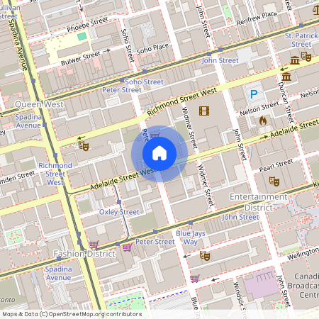 Peter Street, Wellington Place, Toronto