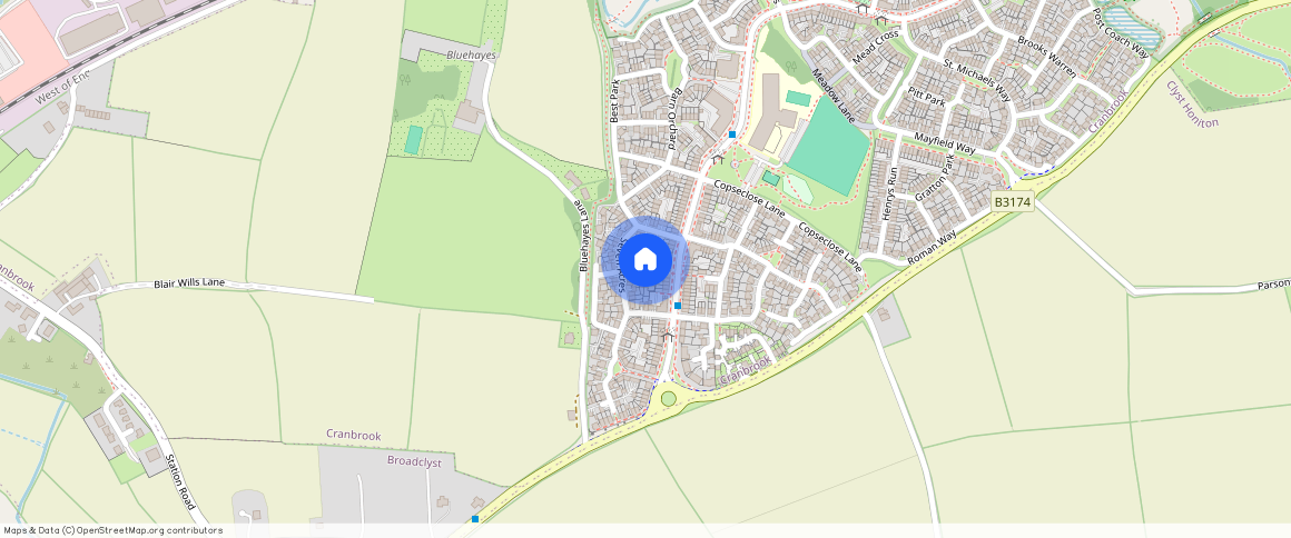 Seven Acres, Cranbrook, Exeter, EX5