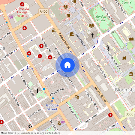 Ridgmount Gardens, Bloomsbury, WC1E