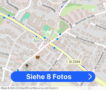 Helle 2 Zimmer-Wohnung mit Sonnen-Balkon und Einbauküche in Neuried - Foto 1