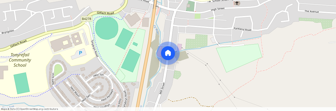 Mill Street Flat, Mill Street Tonyrefail, Porth, Rhondda Cynon Taff, CF39